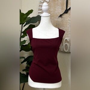 Express Burgandy Women's Tank Top